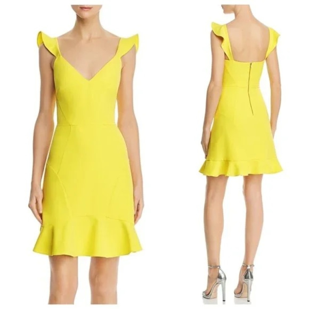 Aidan Mattox Yellow Dress 💛